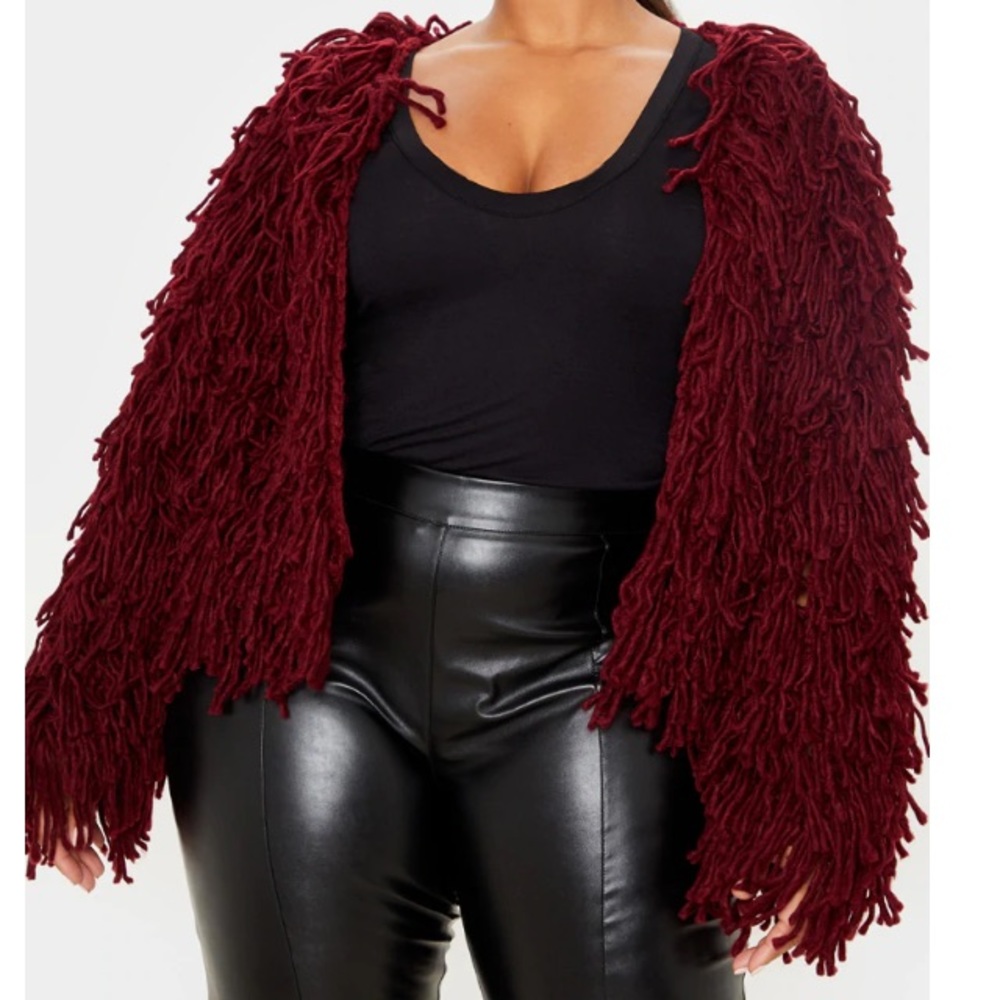 Shaggy Cropped Jacket